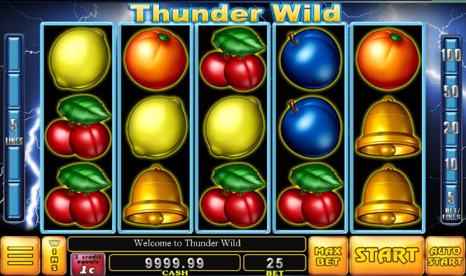 игровой автомат Thunder Wild